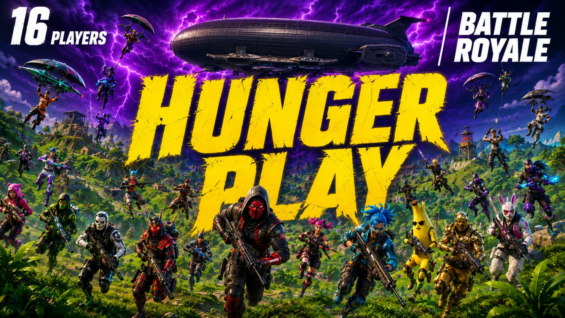 Hunger play duo [ battle Royale] — Fortnite Creative map