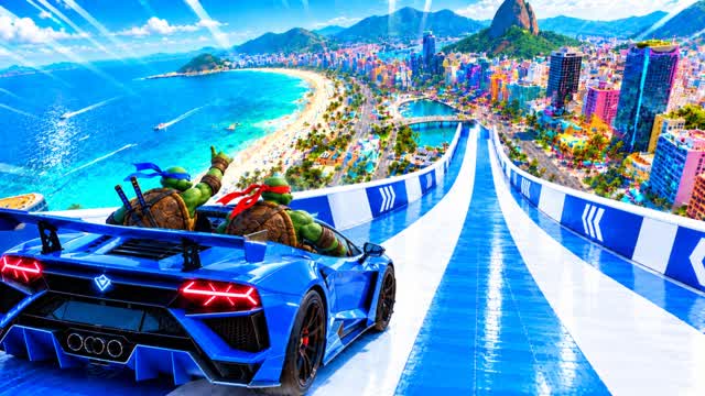 ADVENTURE ON WHEELS- CAR GAME — Fortnite Creative map