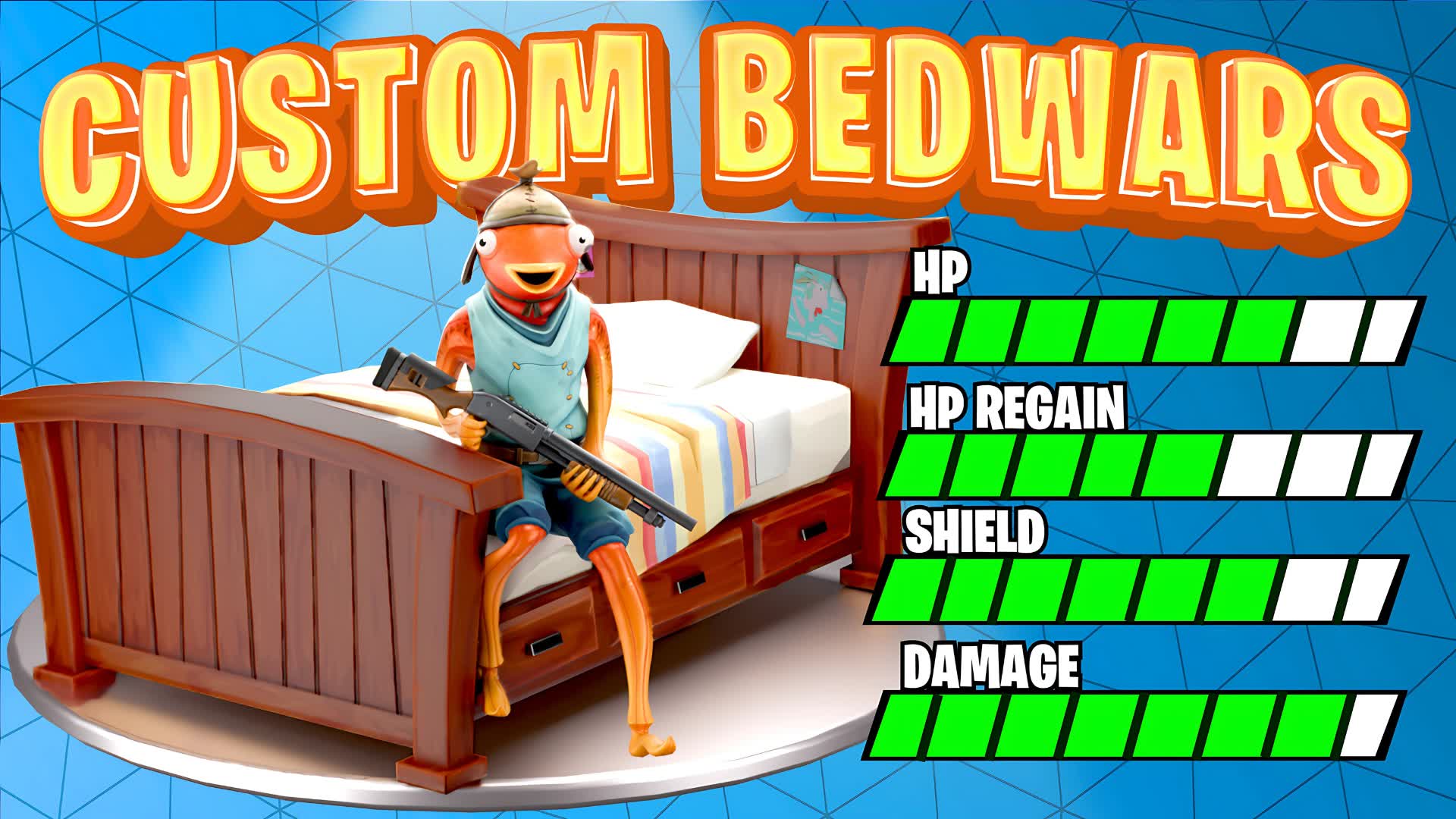 CUSTOM BED WARS — Fortnite Creative map