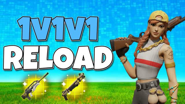 RELOAD 1V1V1 - FREE FOR ALL — Fortnite Creative map cover art