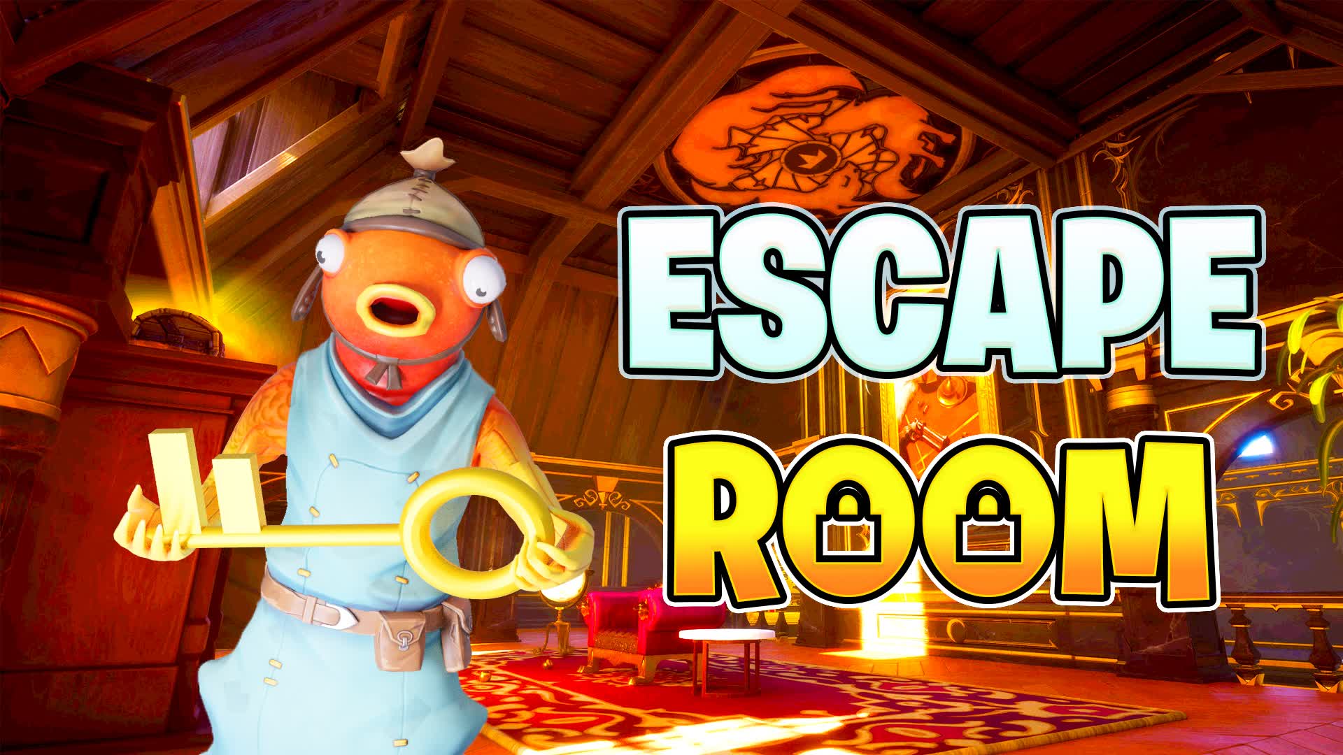🏚️ mansion escape room 🏚️ — Fortnite Creative map