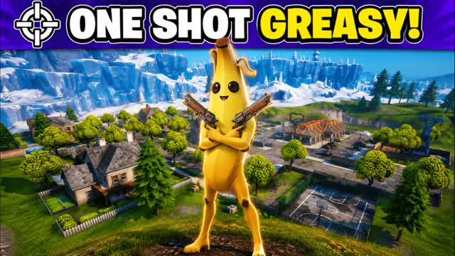 GREASY ONE SHOT GUN GAME FFA 🎯 — Fortnite Creative map