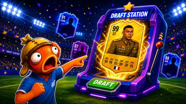 FOOTBALL CARD DRAFT TYCOON — Fortnite Creative map cover art