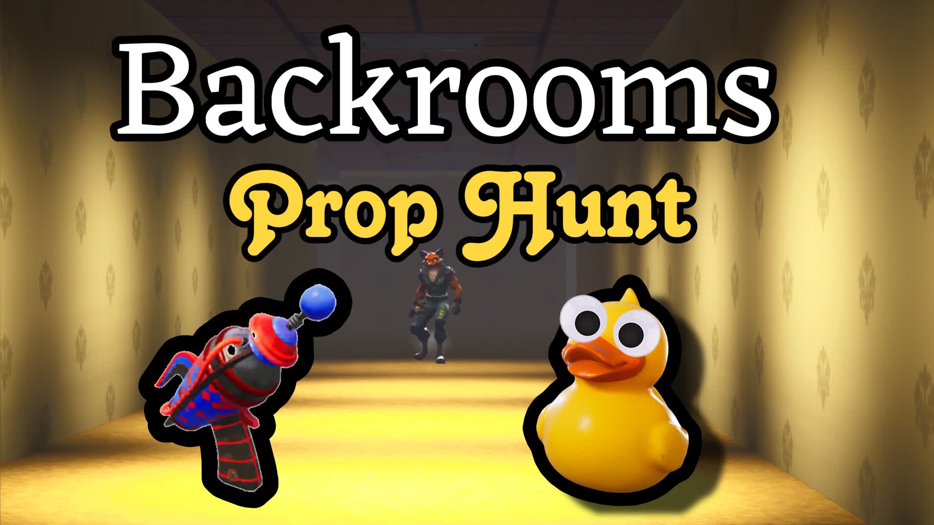 Backrooms Prop Hunt — Fortnite Creative map