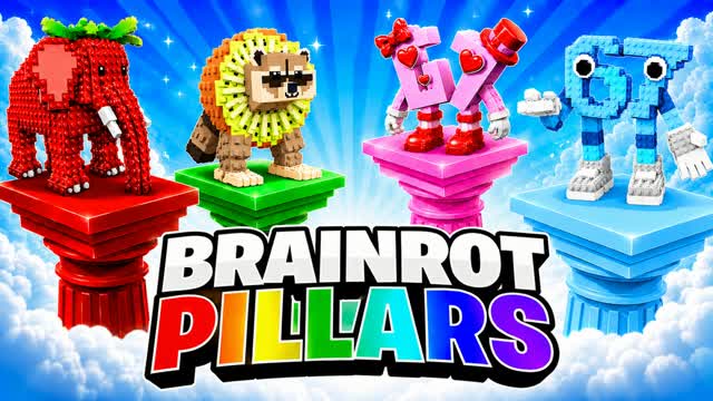 Brainrot Pillars — Fortnite Creative map