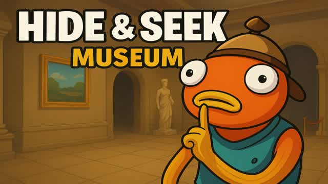Hide & Seek MUSEUM — Fortnite Creative map cover art
