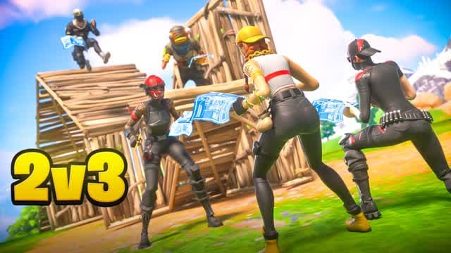 2v3 CLUTCH REALISTICS 🎯 [SPEED] — Fortnite Creative map cover art
