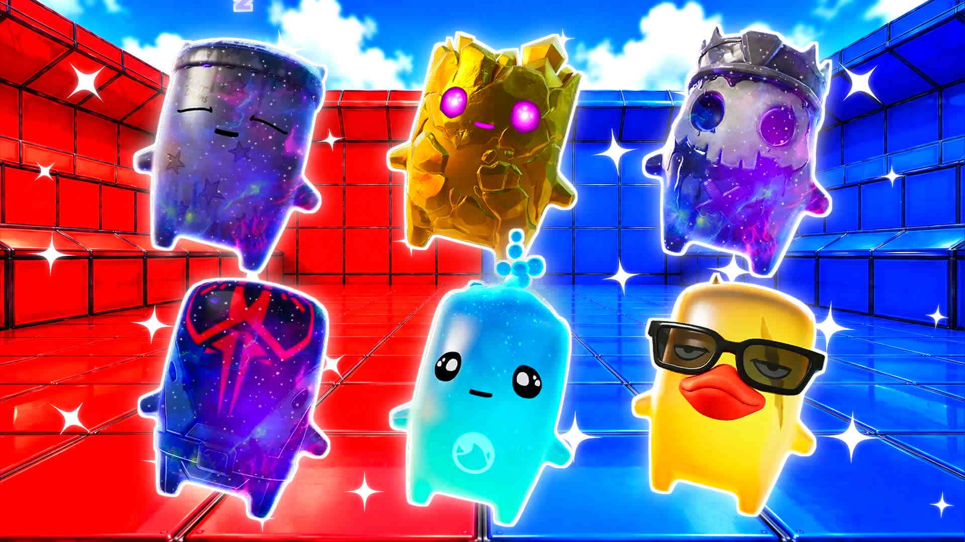 BLUE VS RED SWITCH AIM 🔵🔴 — Fortnite Creative map