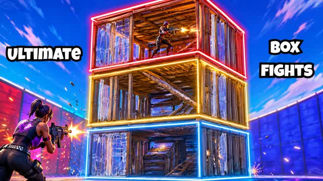 Massive Box Fights 3 Tiles High — Fortnite Creative map