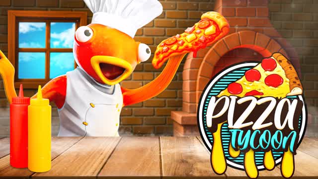 Pizza Tycoon Simulator🍕 — Fortnite Creative map cover art