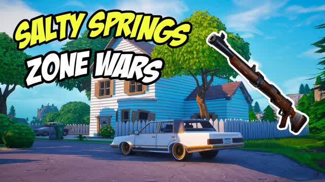 SALTY SPRINGS ZONE WARS — Fortnite Creative map cover art