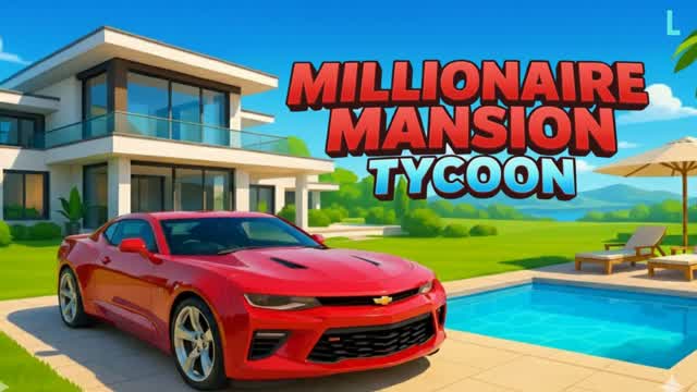 💸MEGA TRILLIONAIRE MANSION TYCOON✨ LUAN — Fortnite Creative map cover art