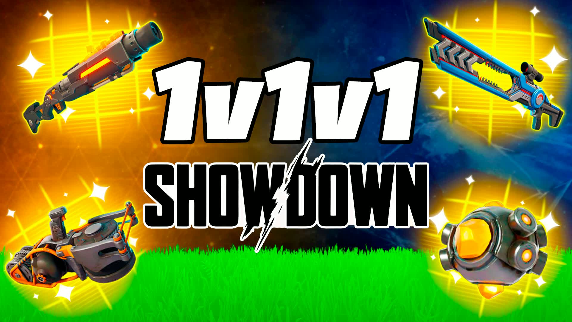 1v1v1 Showdown 1v1 Free for All — Fortnite Creative map