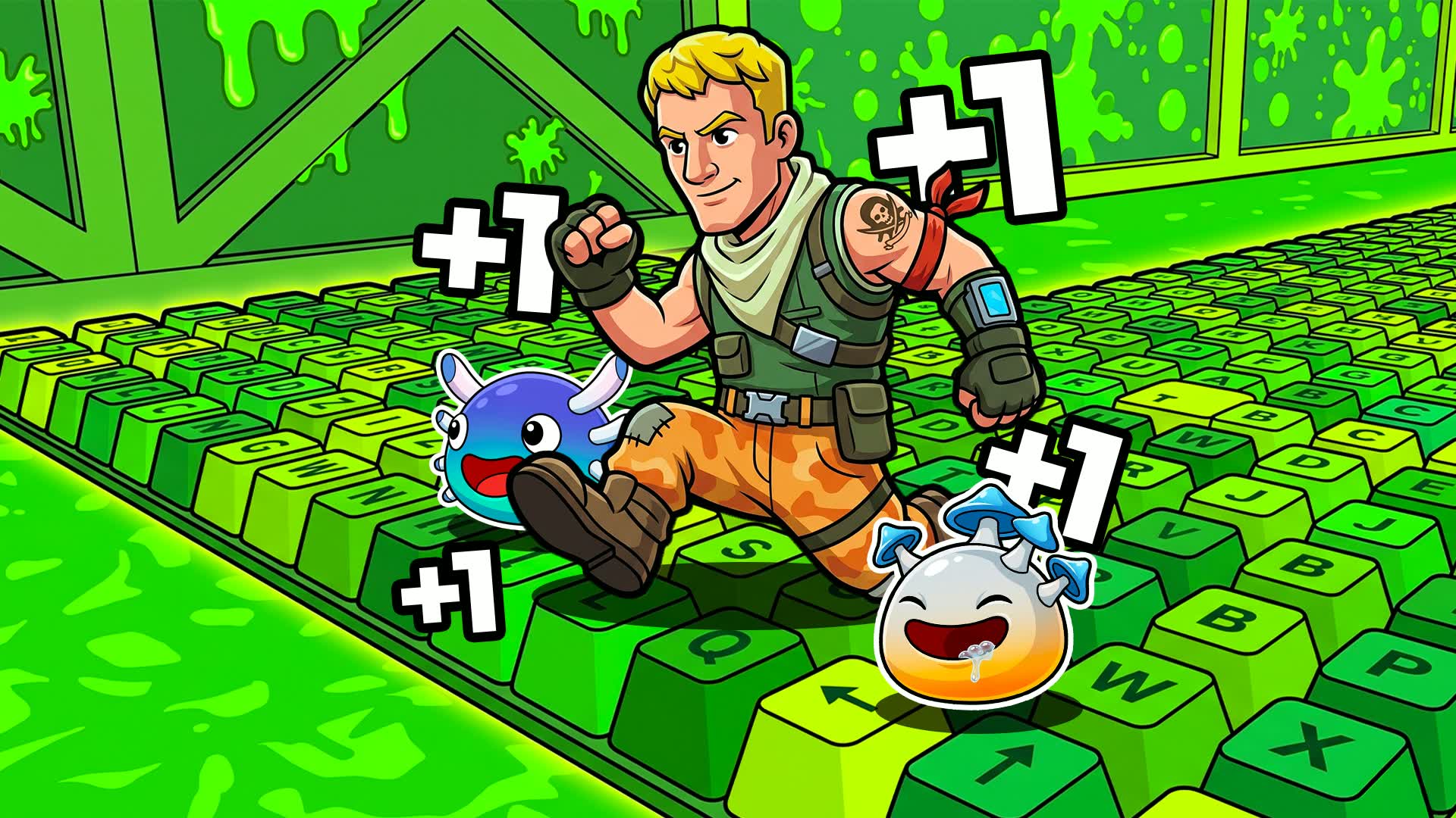 +1 Speed Keyboard Slime [SRA] — Fortnite Creative map