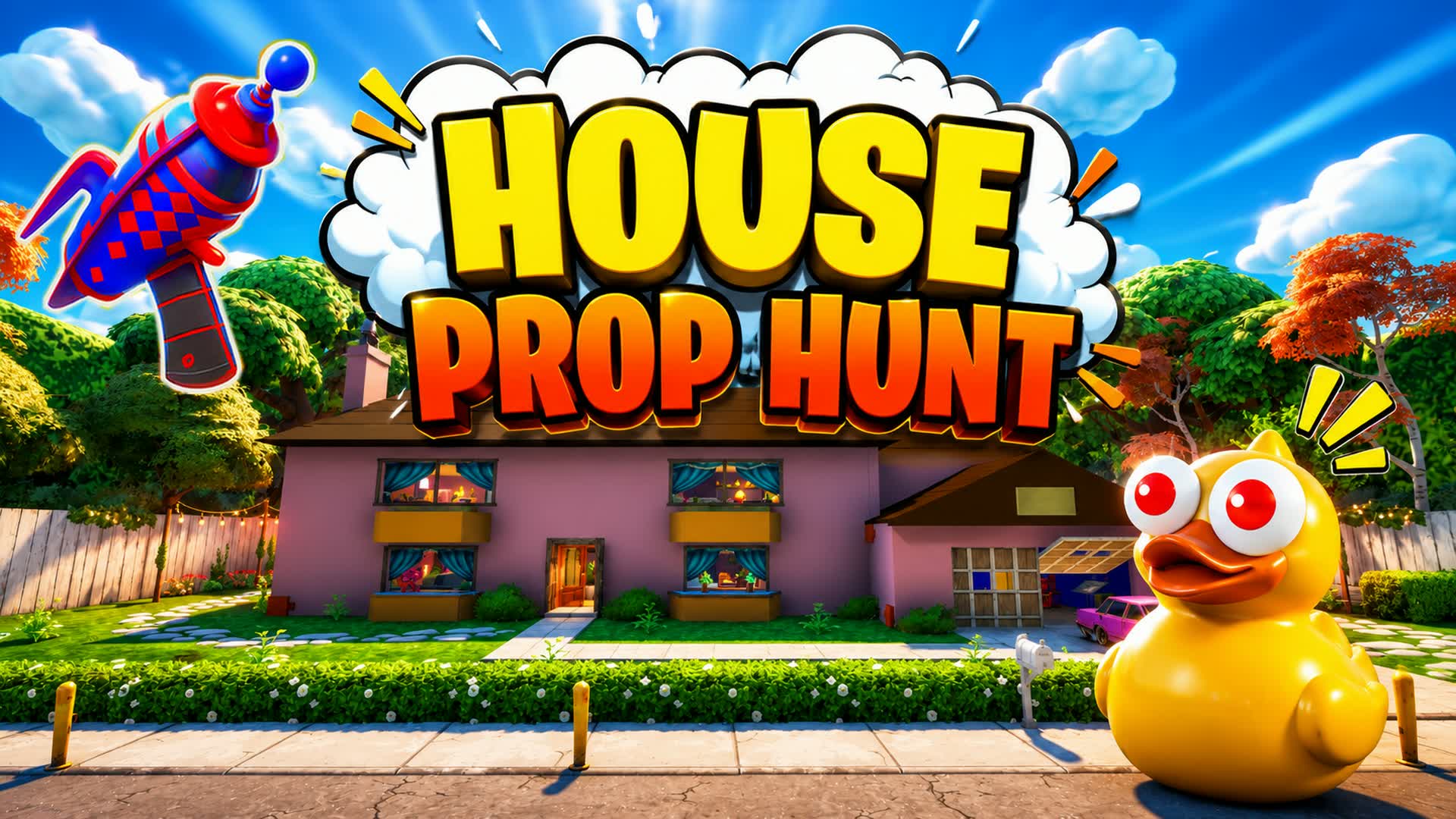 SpringField House - Prop Hunt ☁️ — Fortnite Creative map