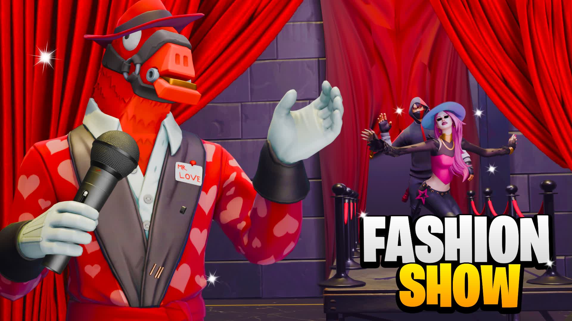 ⭐60 FASHION SHOW MINI-GAMES⭐ — Fortnite Creative map