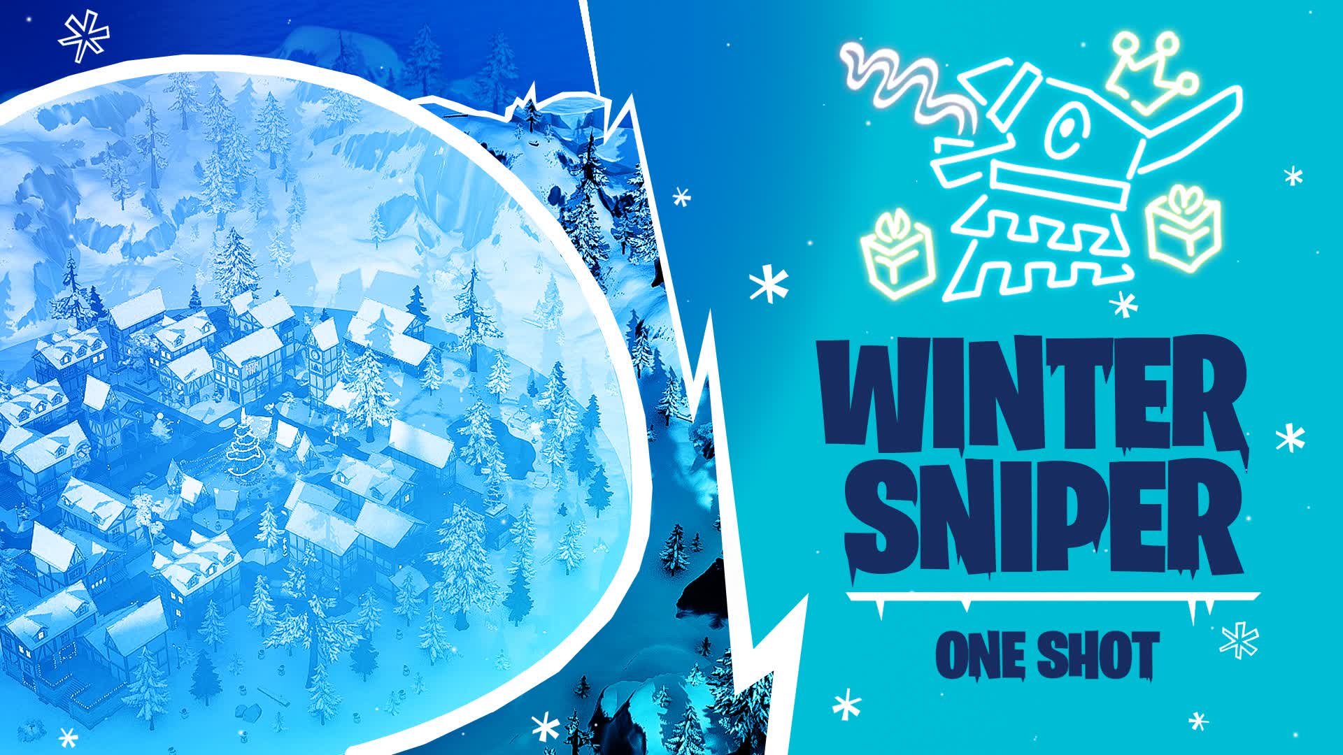❄ WINTER SNIPER ONE SHOT ❄ — Fortnite Creative map