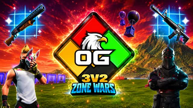 OG ZONE WARS 3V2 💫 — Fortnite Creative map