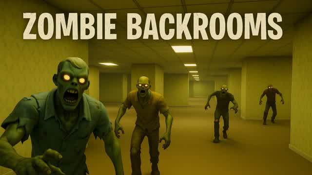 Zombie Backrooms — Fortnite Creative map cover art