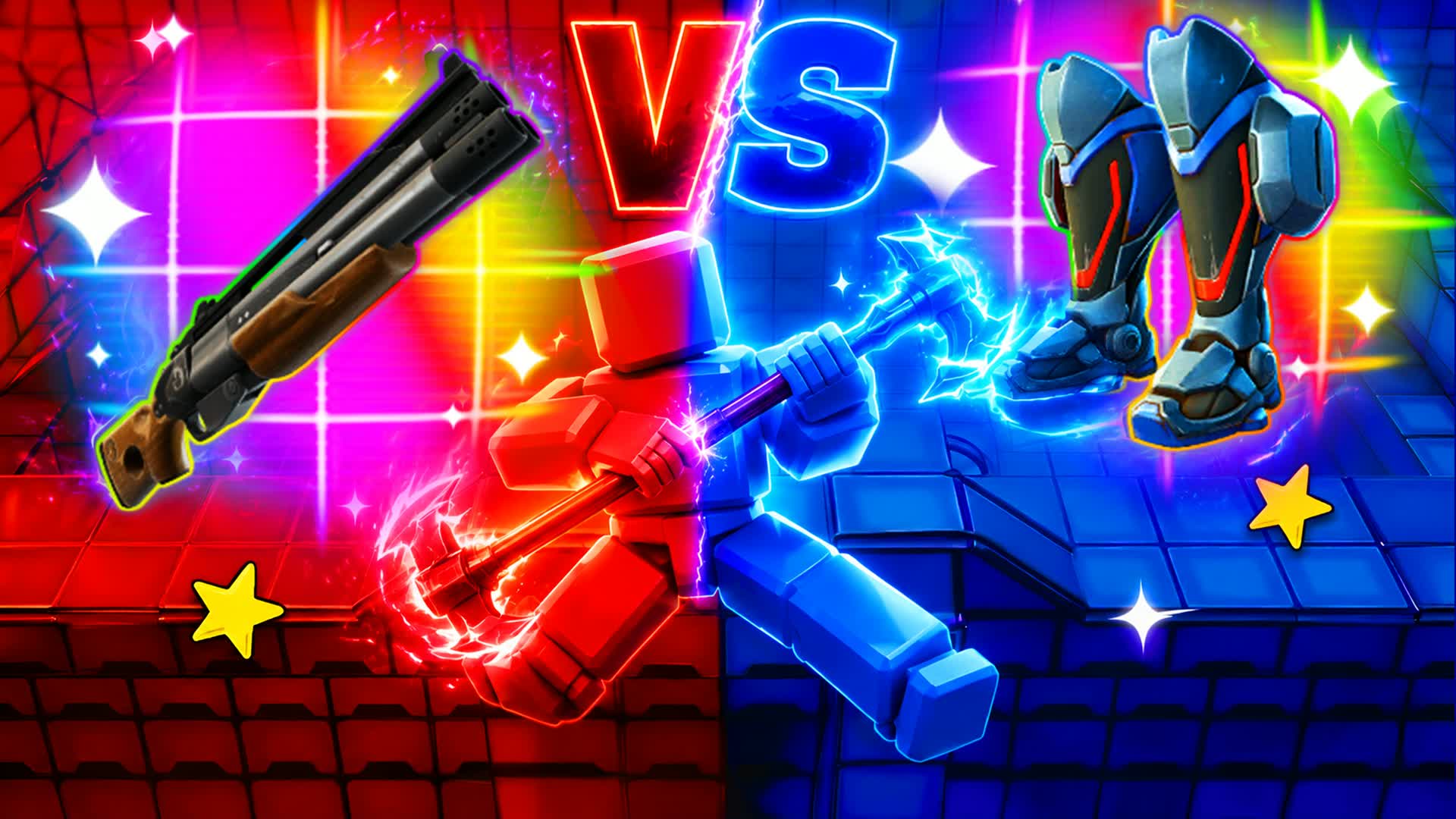 EZ RVB OPQ UNC🔴🔵(NEW) — Fortnite Creative map