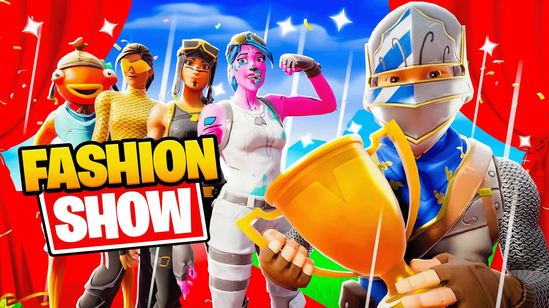 👑Fashion Show - PALME - Skin Contest🎭 — Fortnite Creative map