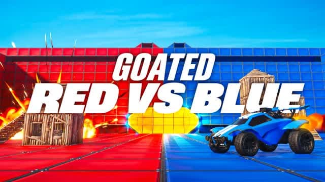 GOATED RED VS BLUE 🔴🔵 RVB — Fortnite Creative map
