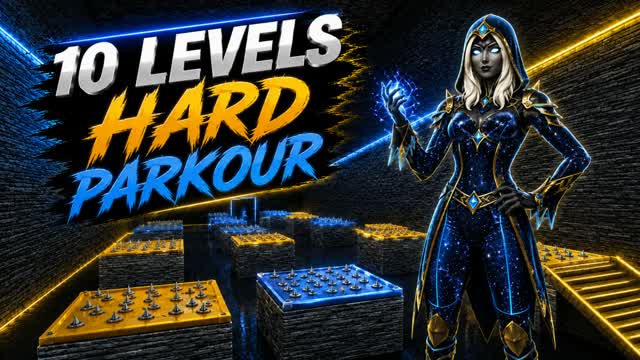 {Unreal 10 Level Parkour HARD {8777 — Fortnite Creative map