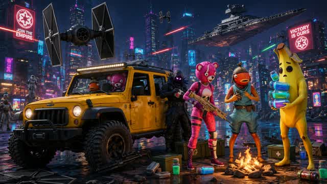 🚗ULTRA CARS  BATTLE — Fortnite Creative map