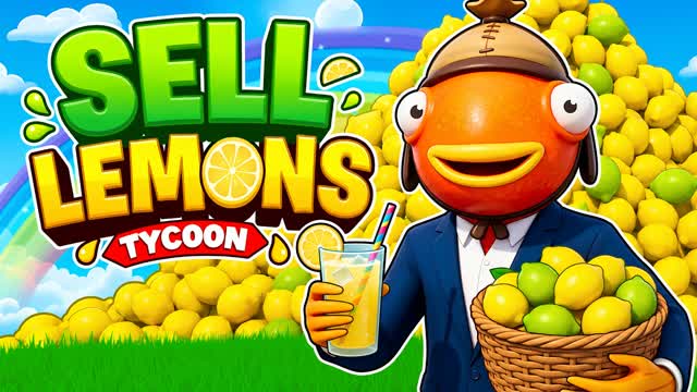 SELL LEMONS TYCOON — Fortnite Creative map cover art