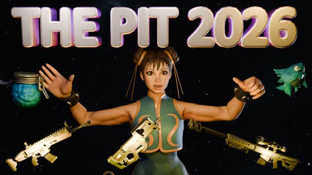 THE PIT - FREE FOR ALL 2026 — Fortnite Creative map cover art