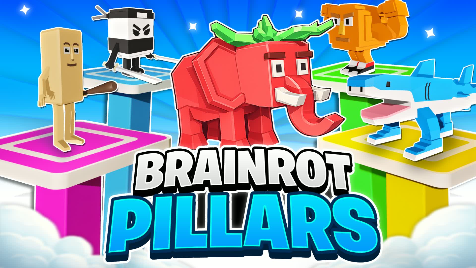 Brainrot Pillars — Fortnite Creative map