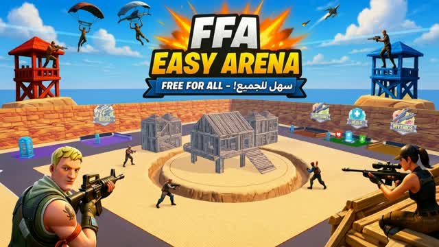 FFA Easy Arena — Fortnite Creative map cover art