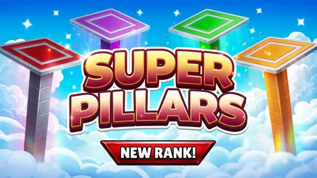 SUPER PILLARS PIALR PIALR PIL — Fortnite Creative map cover art