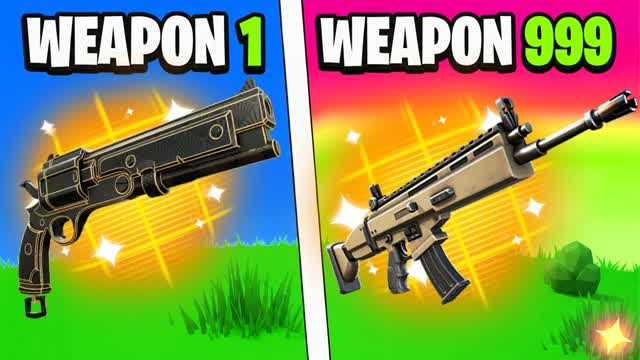 UNC GUN GAME 1 HP💥 — Fortnite Creative map