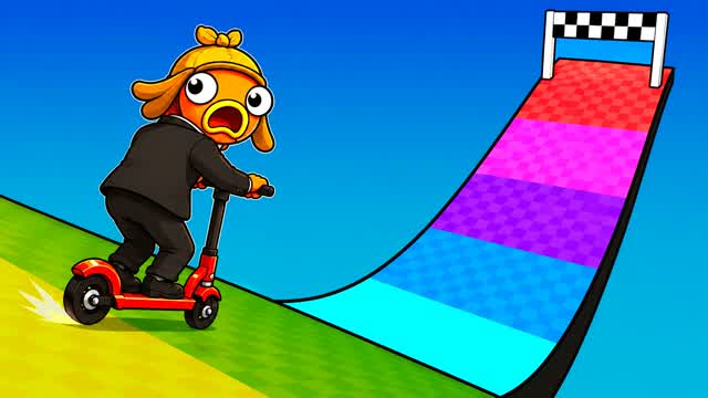 OBBY ON A SCOOTER — Fortnite Creative map