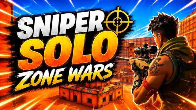 🎯 SNIPER SOLO - ZONE WARS 🌀 — Fortnite Creative map