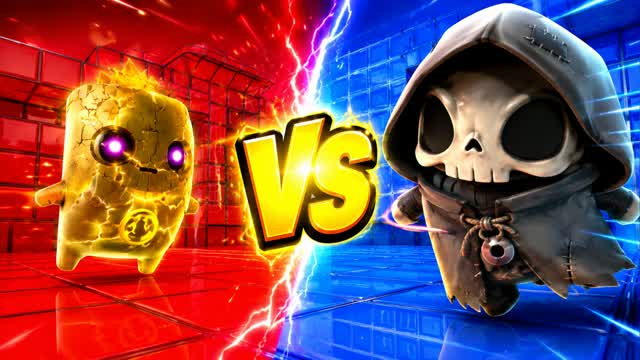 BLUE VS RED FIRETRACK 🔵🔴 — Fortnite Creative map cover art