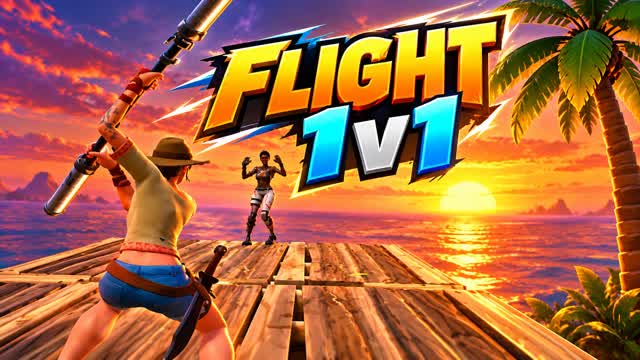 ✨Flight 1v1 and practice✨ — Fortnite Creative map cover art