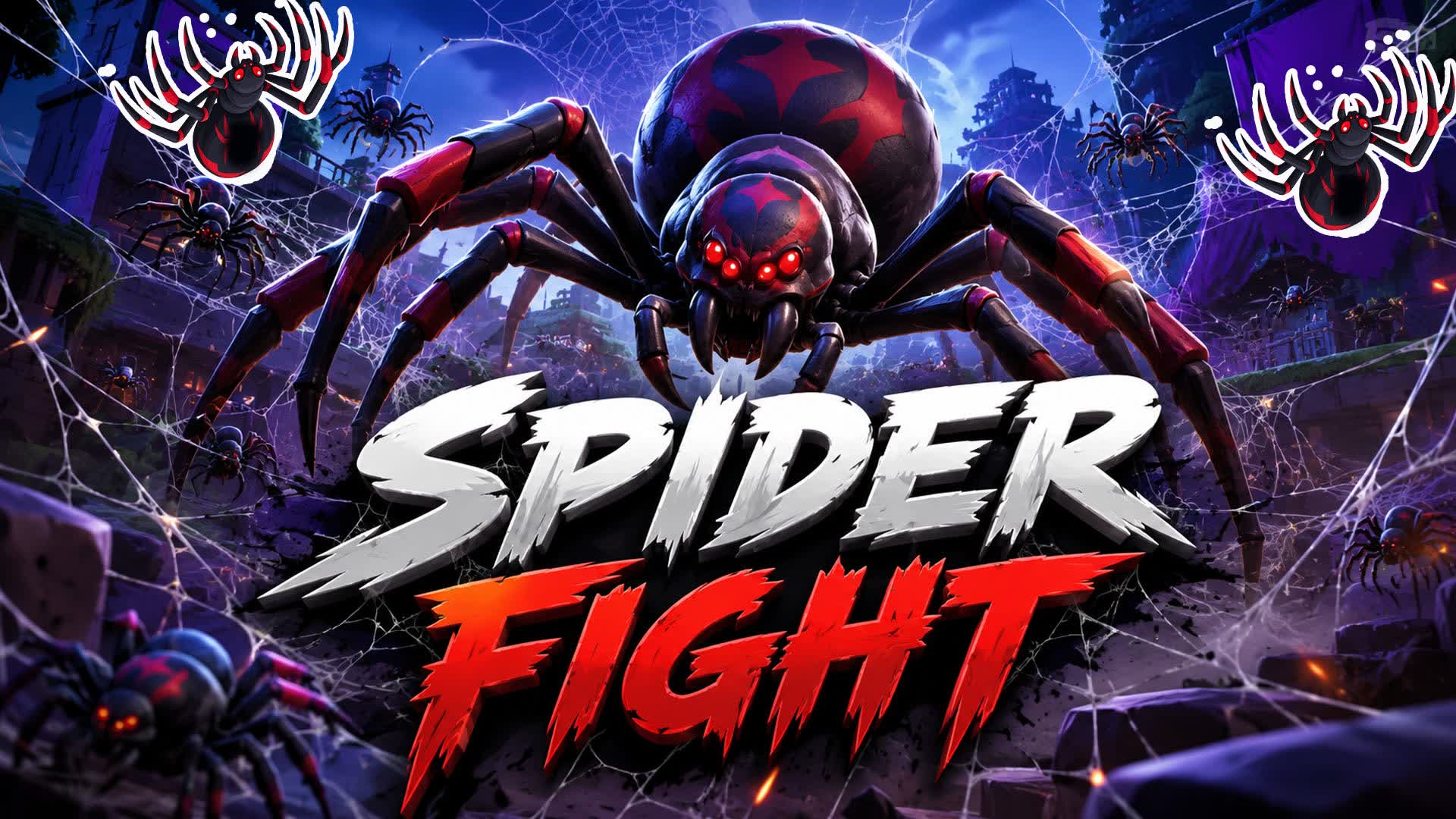 🕷️ SPIDER FIGHT 💥 PELEA de ARAÑAS — Fortnite Creative map
