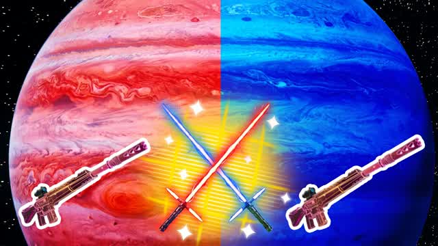 🔴🔵SPACE RED VS BLUE🔴🔵 — Fortnite Creative map