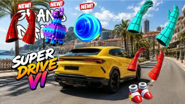THE NEW DRIVING & GRAND LUCIA — Fortnite Creative map