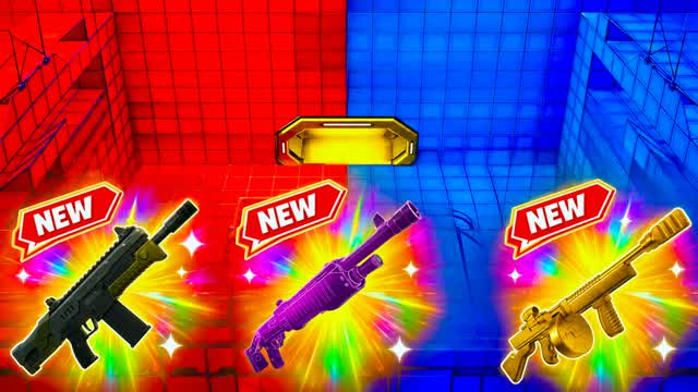 UNC CRAZY ROUGE VS BLEU🔴🔵 — Fortnite Creative map cover art