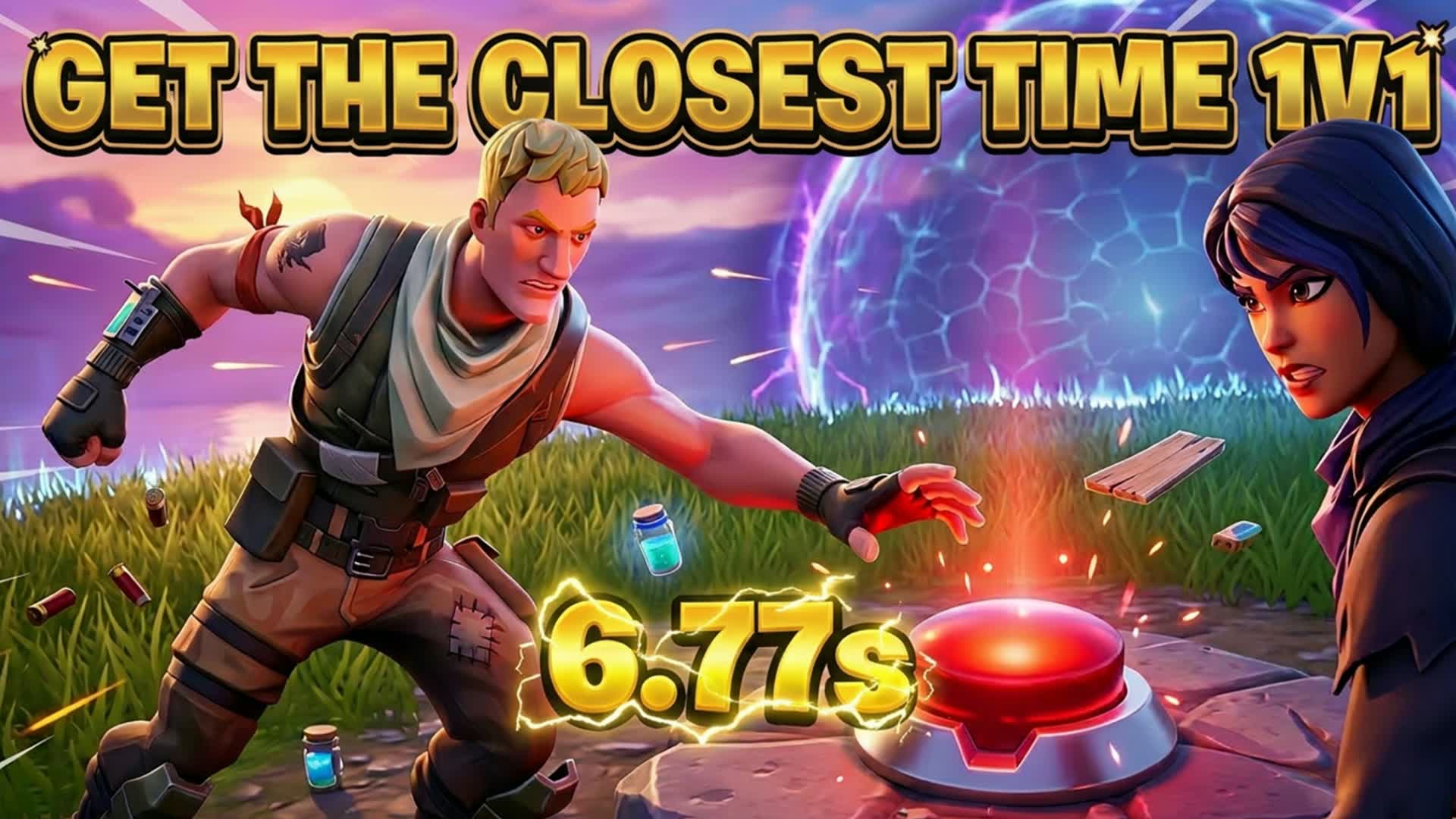 GET THE CLOSEST TIME 1V1 ⏰ — Fortnite Creative map