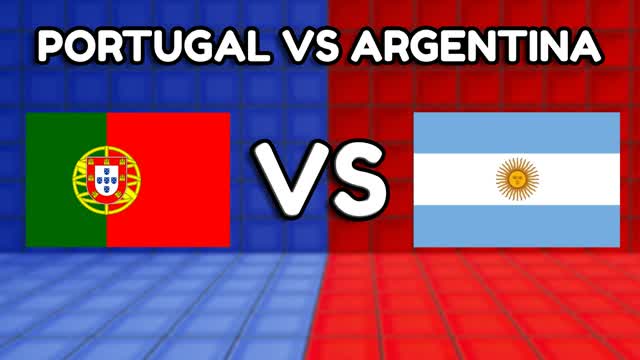 PORTUGAL VS ARGENTINA RED VS BLUE ⚽ — Fortnite Creative map