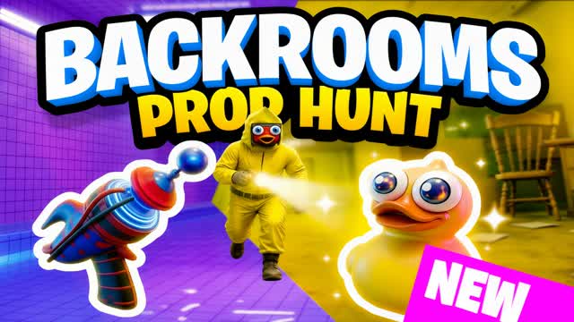 Backrooms Prop Hunt🚪by BlindGames — Fortnite Creative map