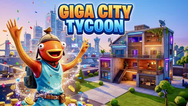 GIGA CITY TYCOON — Fortnite Creative map