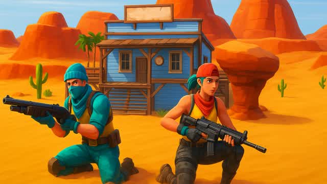 DESERT MOUNTAIN ZONE WARS — Fortnite Creative map