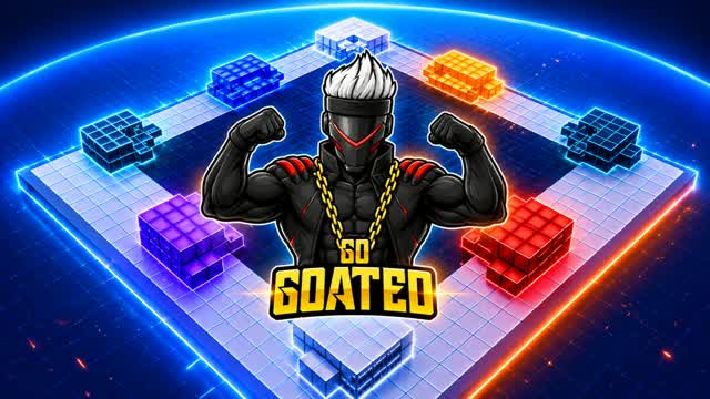 ⚔️GO GOATED! ZONE WARS🌪️ | by RuBex — Fortnite Creative map cover art