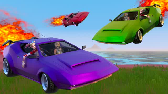 RACE WITH MINIGAMES! — Fortnite Creative map cover art