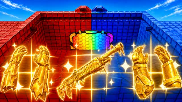 RED VS BLUE 🔴🔵 FUNKY — Fortnite Creative map cover art